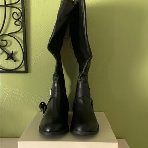Women's Black Knee-High Boots